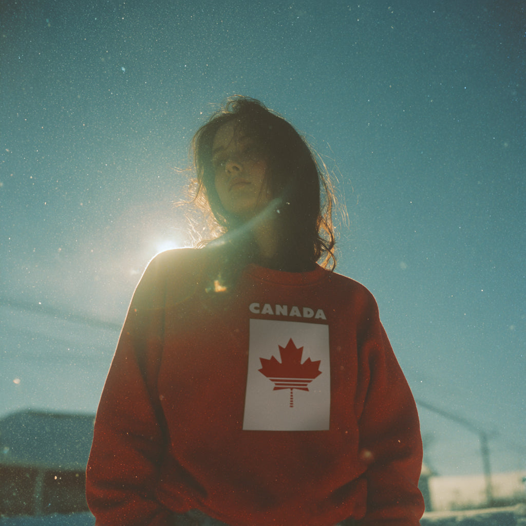 Canada - Flag Sweatshirt - Red