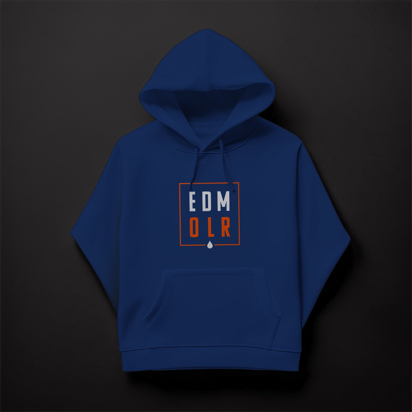 EDM OLR (Edmonton) Embroidered Hoodie - Navy Blue